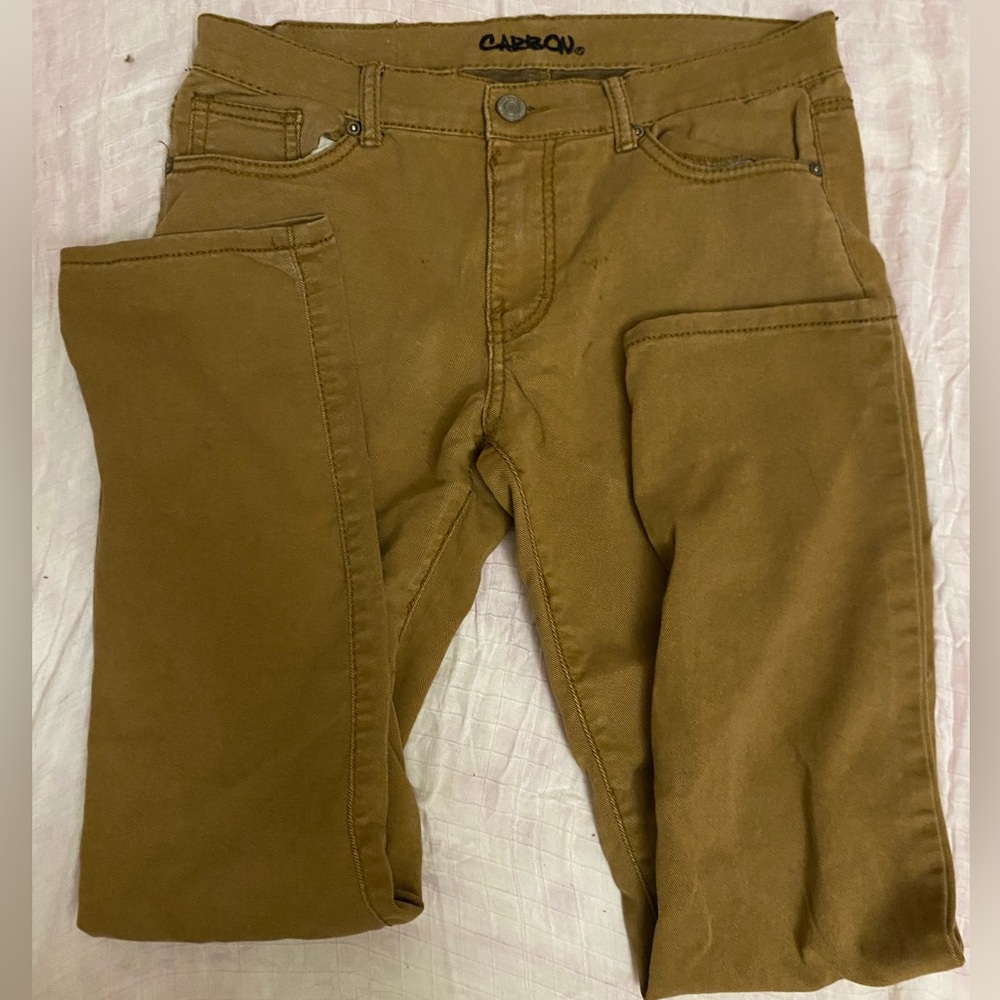 Carbon Men's Skinny Jeans - Brown